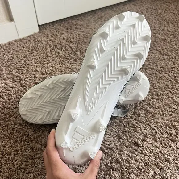 Adidas Adizero 12.0 Poison Football Cleats Men's Sizes Black White Sz 16 - Picture 10 of 13